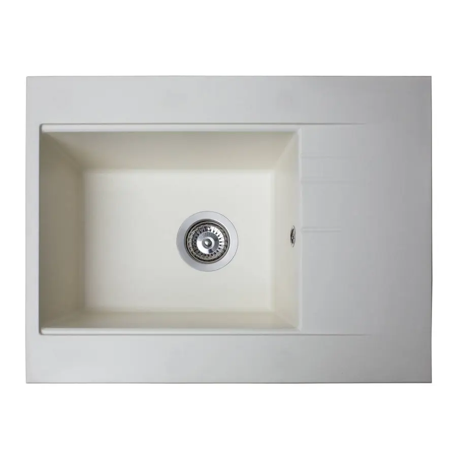 Кухонна мийка BODRUM 650 white Miraggio