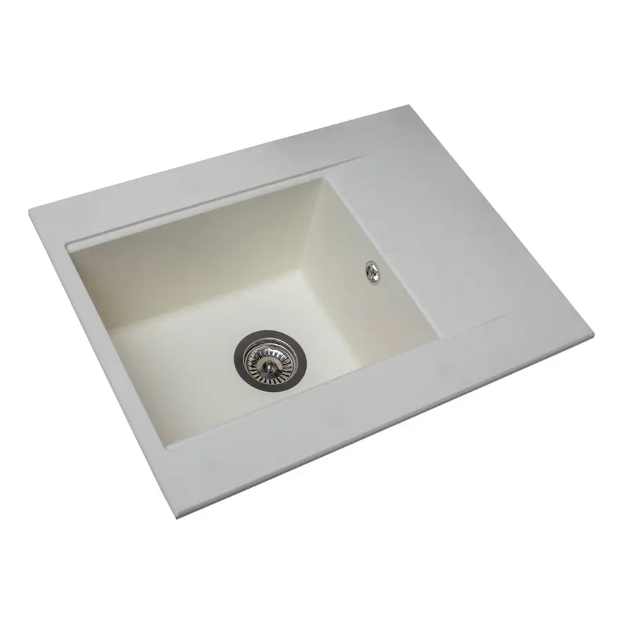 Кухонна мийка BODRUM 650 white Miraggio