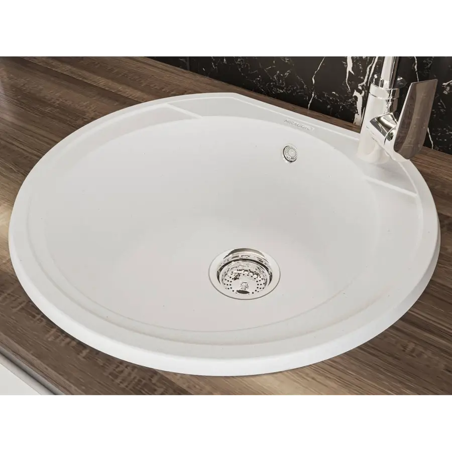 Кухонна мийка TULUZA white Miraggio