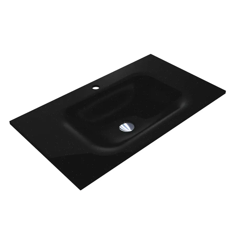 Умивальник JESSEL 800 MIRASTONE BLACK Miraggio