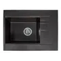 Кухонна мийка BODRUM 650 black Miraggio