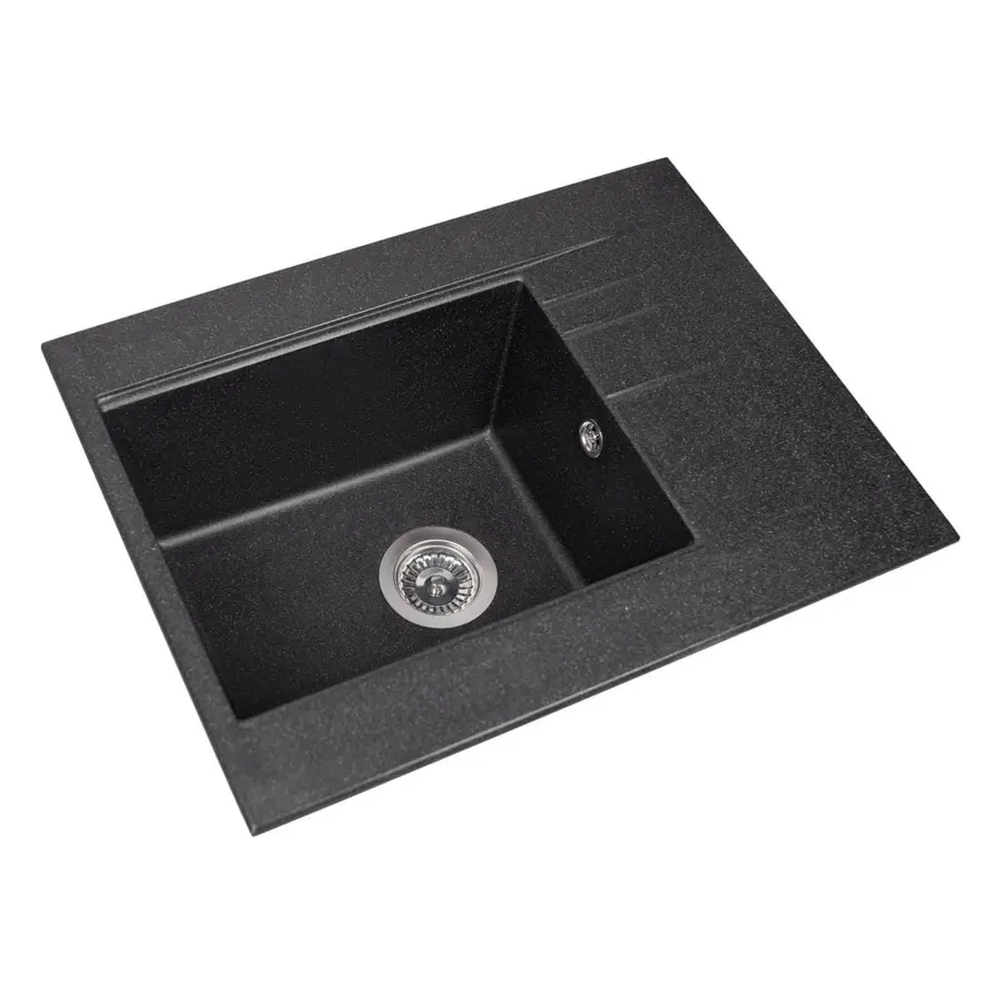 Кухонна мийка BODRUM 650 black Miraggio