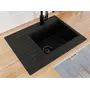 Кухонна мийка BODRUM 650 black Miraggio