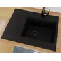 Кухонна мийка BODRUM 650 black Miraggio