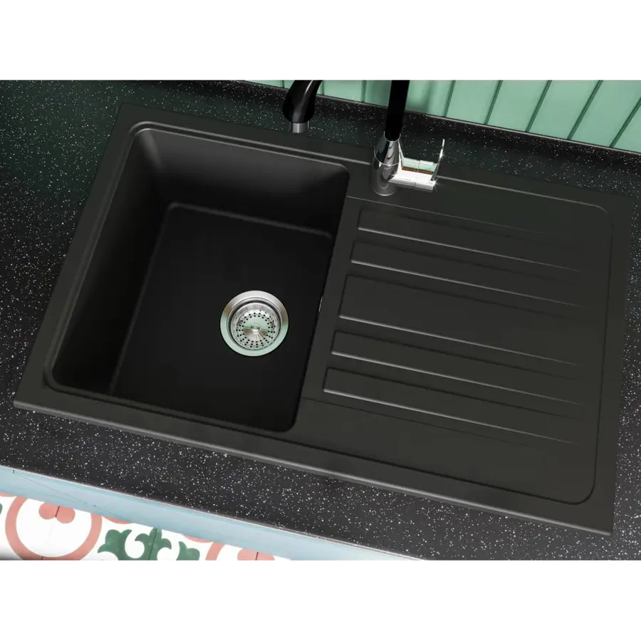 Кухонна мийка VERSAL black Miraggio