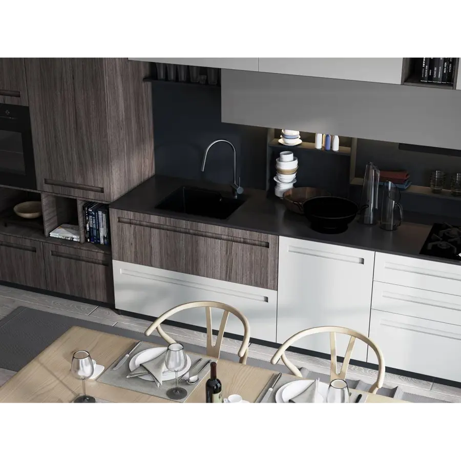 Кухонна мийка LISA black Miraggio