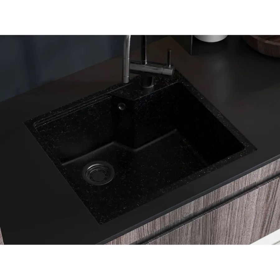 Кухонна мийка LISA black Miraggio