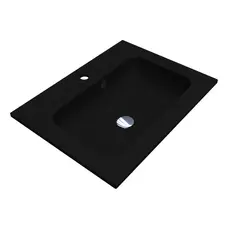 Умивальник DELLA 600 MIRASTONE BLACK Miraggio