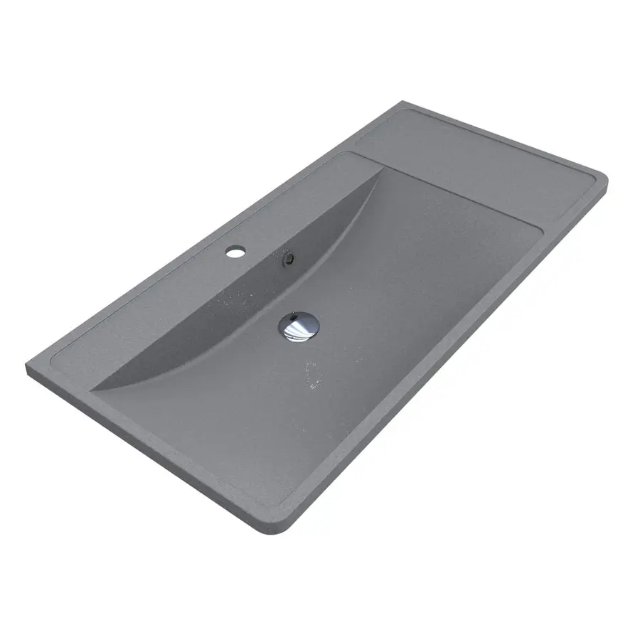 Умивальник SACRAMENTO MIRASTONE GRAY Miraggio