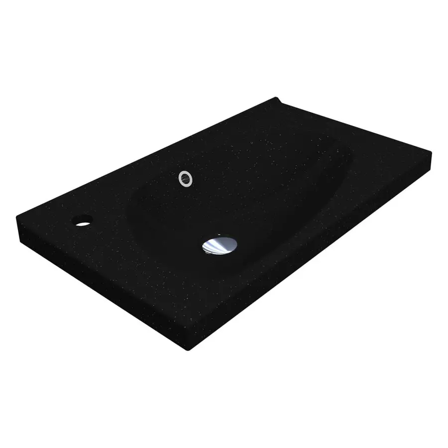 Умивальник TITANIA MIRASTONE BLACK Miraggio