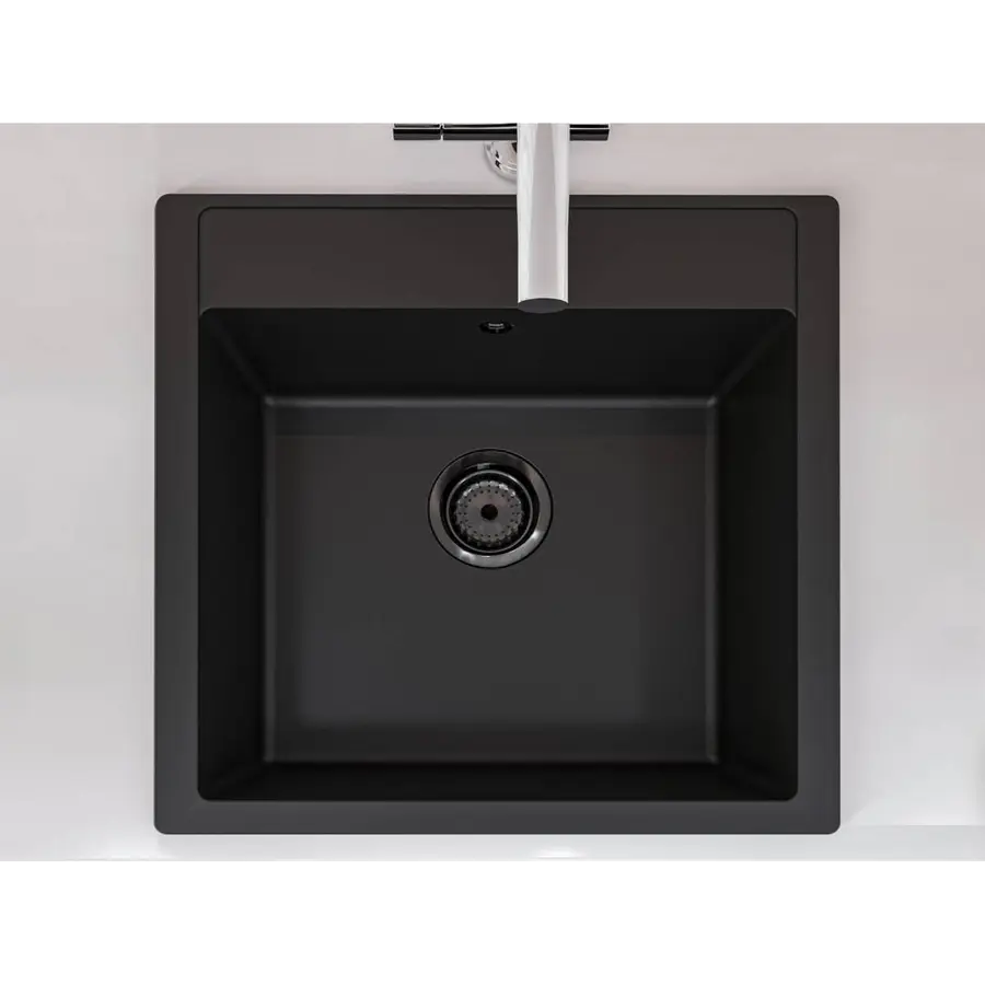 Кухонна мийка BODRUM 510 black Miraggio