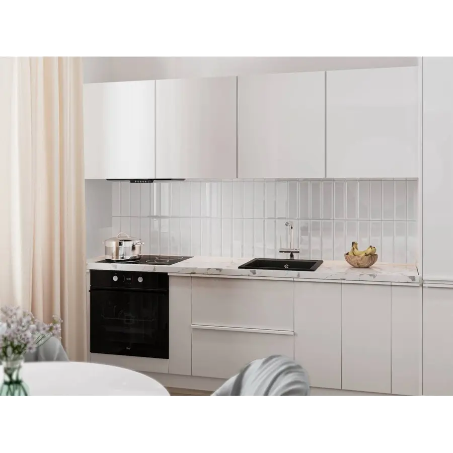 Кухонна мийка BODRUM 510 black Miraggio