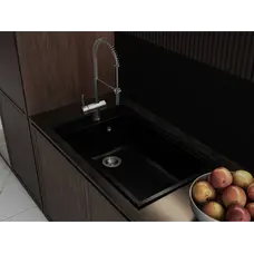 Кухонна мийка LAGOON 760 black Miraggio