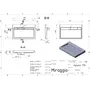 Умивальник AGNESS 750 Miraggio