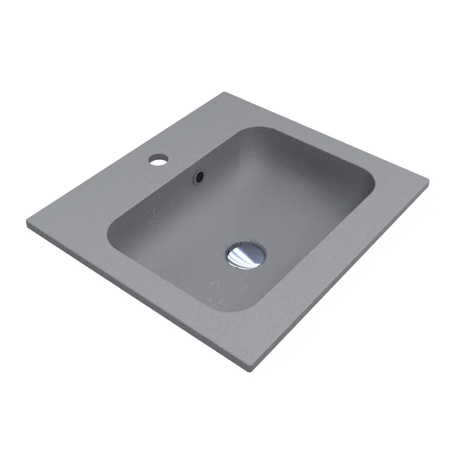 Умивальник DELLA 500 MIRASTONE GRAY Miraggio