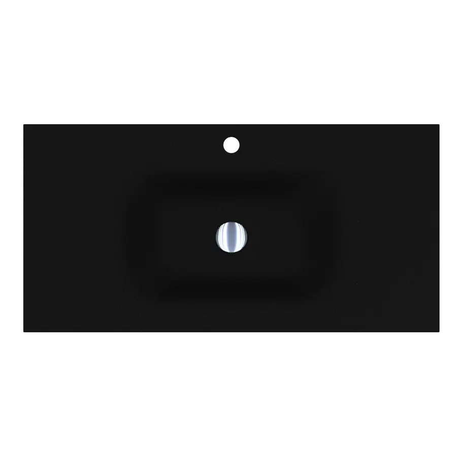 Умивальник JESSEL 1000 MIRASTONE BLACK Miraggio