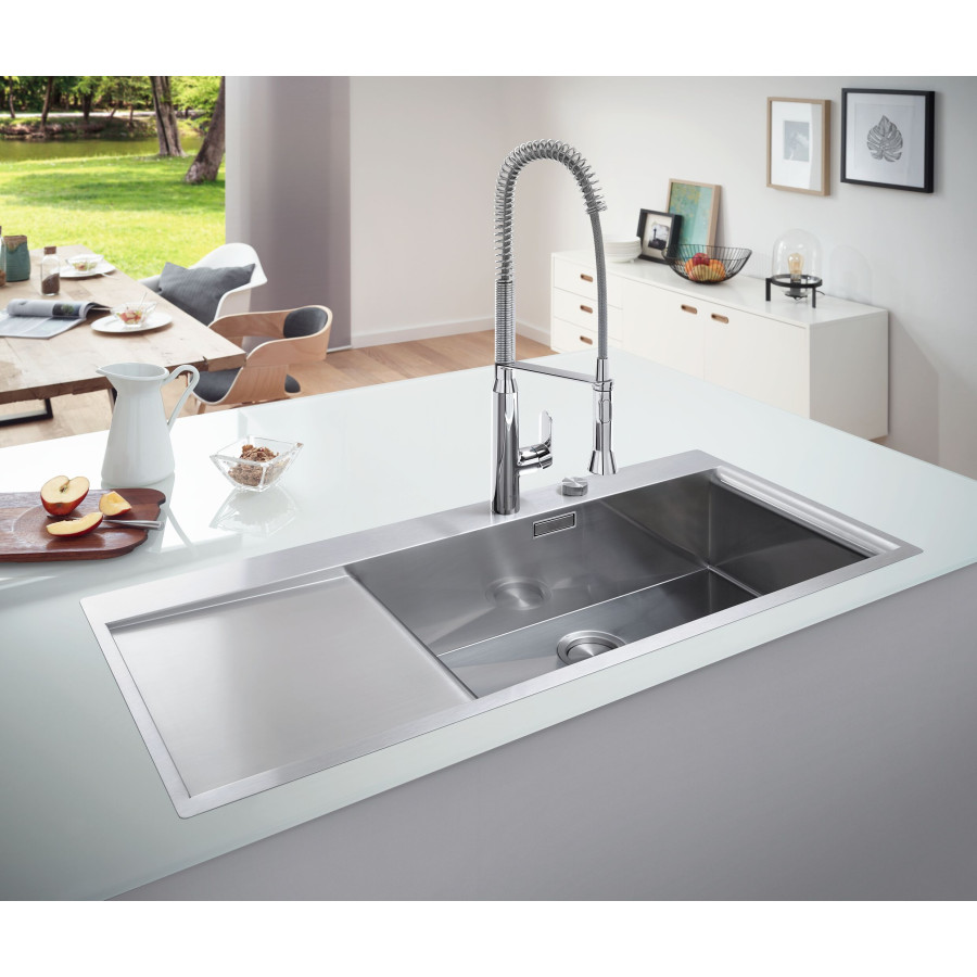 Мойка кухонная Grohe EX Sink K1000 (двойная крыло слева) (31582SD0)