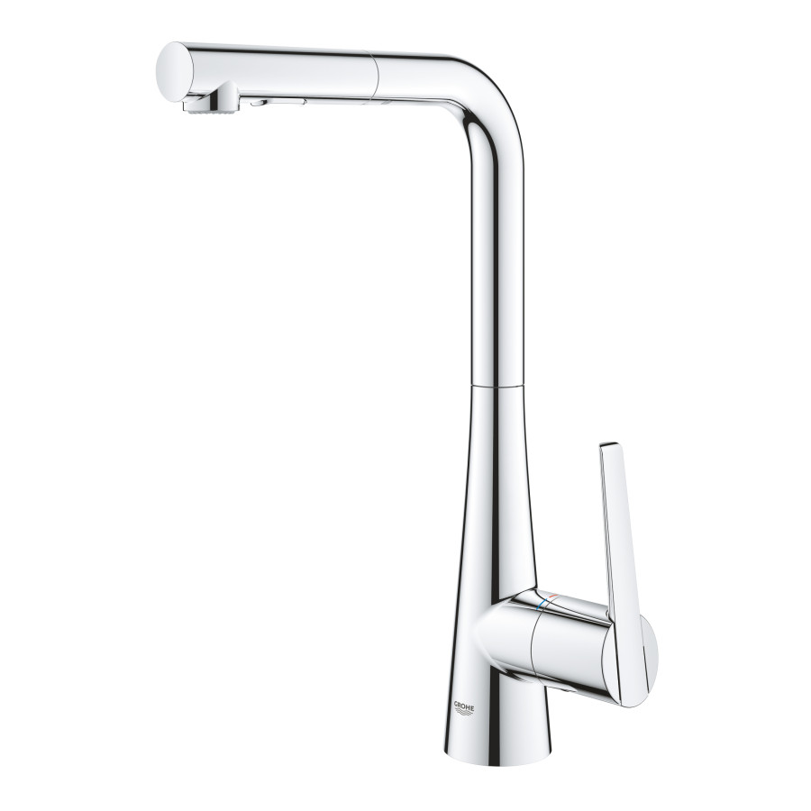 Смеситель для кухни с выдвижным изливом Grohe Zedra (32553002)