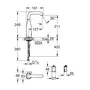 Смеситель для раковины с сенсорным управлением Grohe Essence E (36445000)