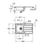 Комплект кухонной мойки и смесителя Grohe K200 (31562SD1)
