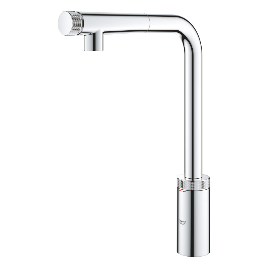 Смеситель для кухни с выдвижным изливом Grohe Eurosmart New (31613000)