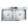Мойка кухонная Grohe EX Sink K800 двойная (120 cm) (31585SD0)