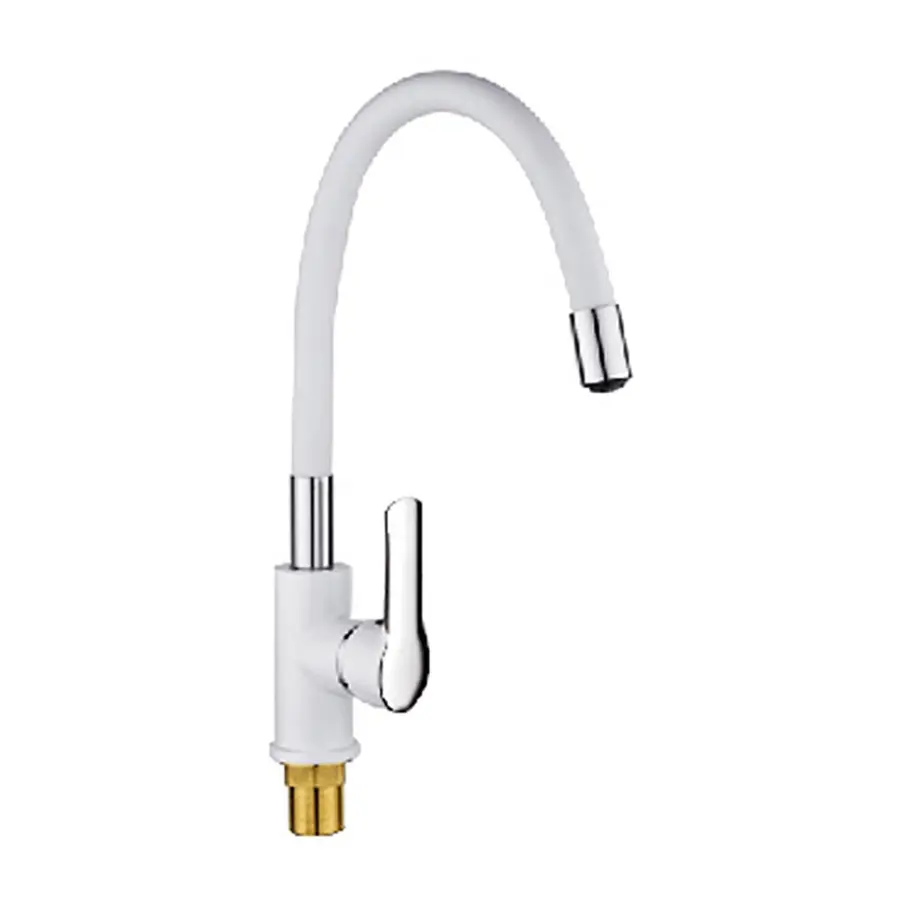 Кухонний змішувач ZERIX Z40237-7 білий