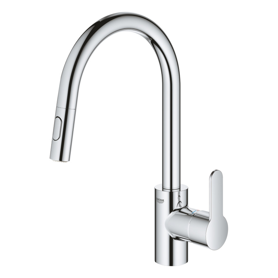 Смеситель для кухни с выдвижным изливом Grohe Eurostyle Cosmopolitan (31482003)