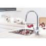 Смеситель для кухни с выдвижным изливом Grohe Eurostyle Cosmopolitan (31482003)