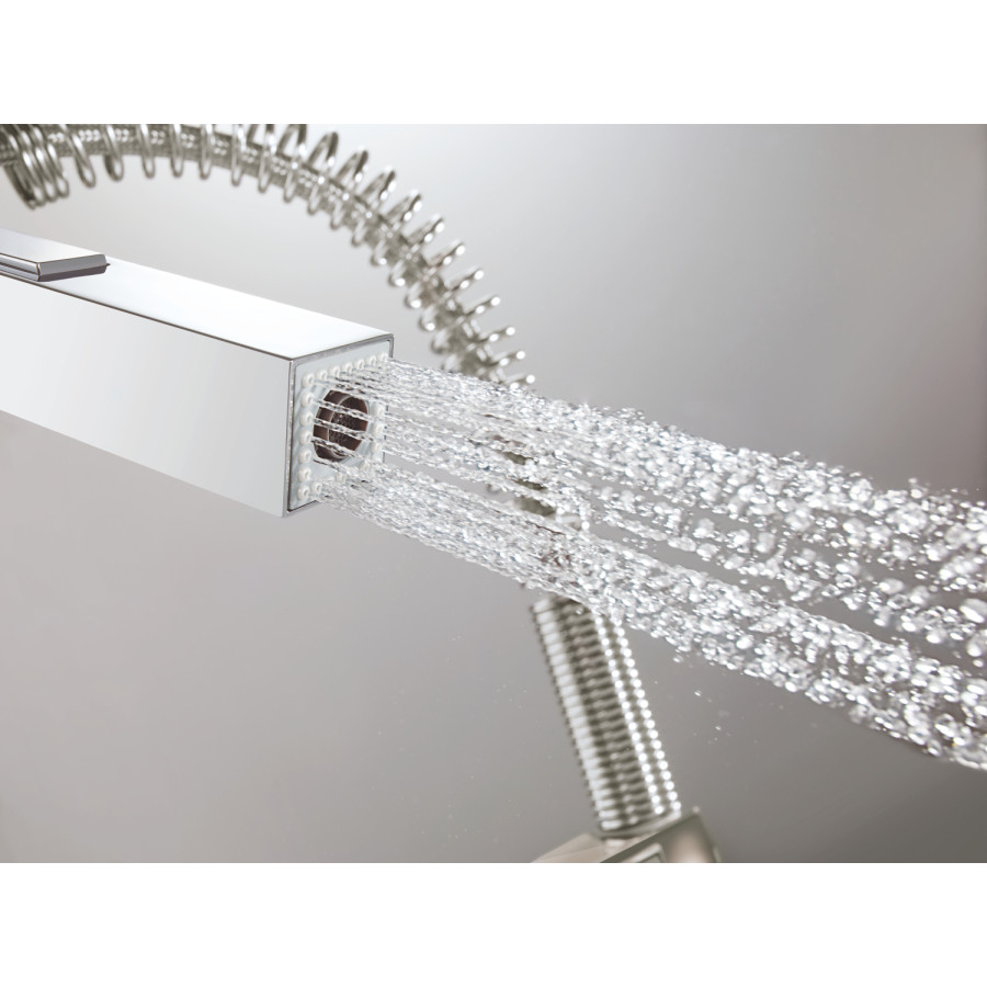 Смеситель для кухни с гибким изливом Grohe Eurocube (31395000)