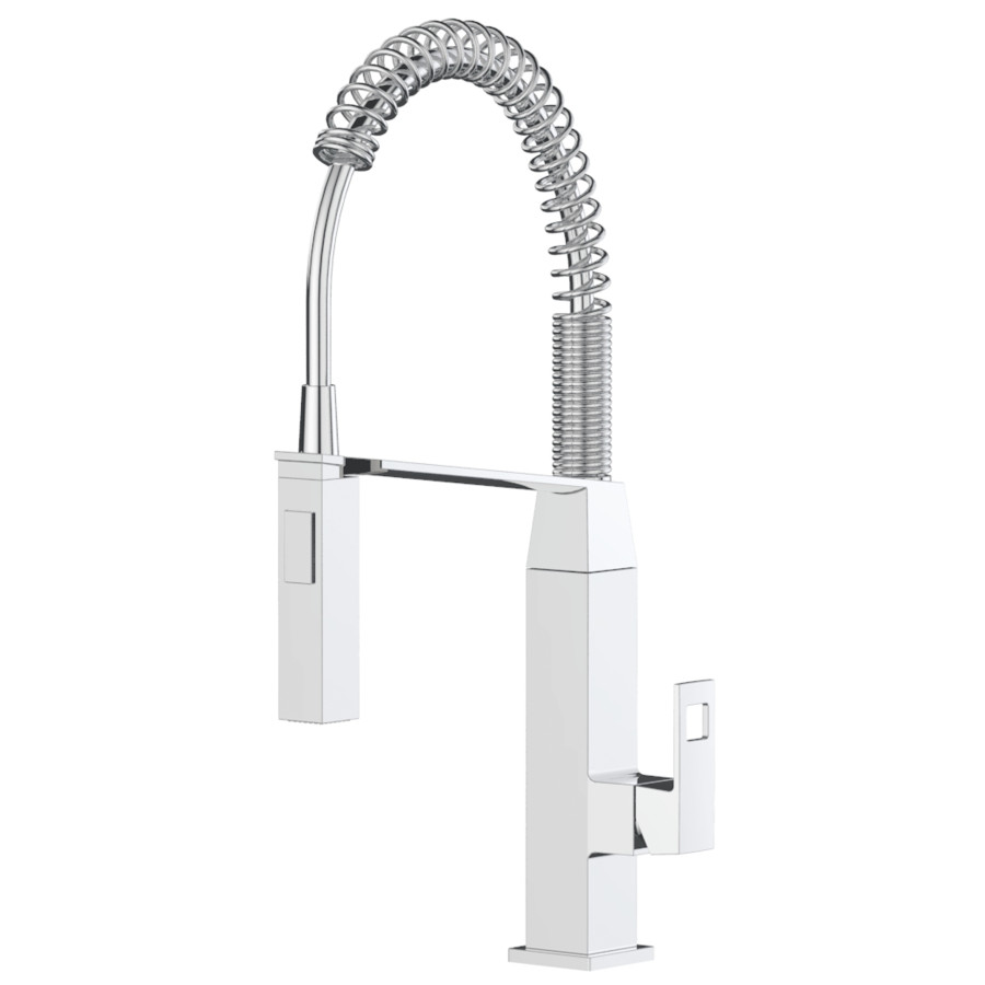 Смеситель для кухни с гибким изливом Grohe Eurocube (31395000)