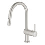 Сенсорный смеситель для кухни с выдвижным изливом Grohe Minta Touch (31358DC2)