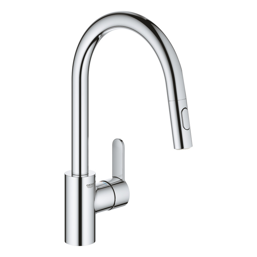 Смеситель для кухни с выдвижным изливом Grohe Eurostyle Cosmopolitan (31482003)