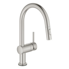 Сенсорный смеситель для кухни с выдвижным изливом Grohe Minta Touch (31358DC2)