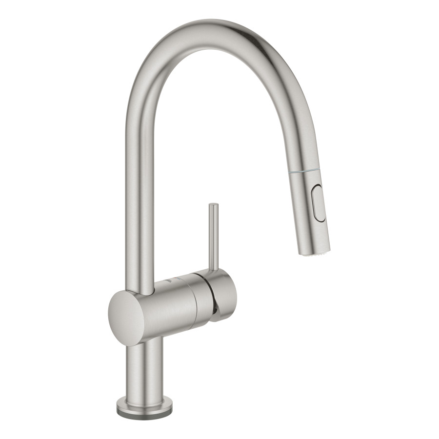 Сенсорный смеситель для кухни с выдвижным изливом Grohe Minta Touch (31358DC2)