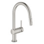 Сенсорный смеситель для кухни с выдвижным изливом Grohe Minta Touch (31358DC2)