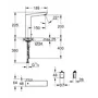 Смеситель для раковины с сенсорным управлением Grohe Eurocube E (36441000)