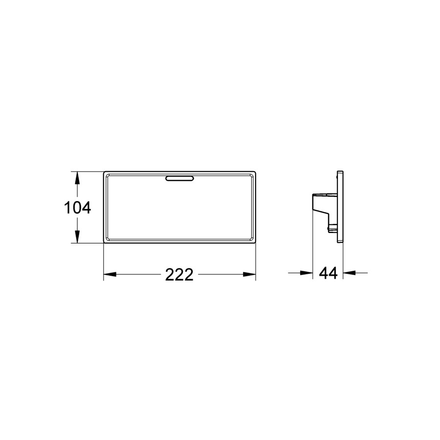 Полочка на термостат Grohe Grohtherm Cube (18700000)