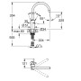 Смеситель для кухни Grohe Eurosmart Cosmopolitan (32843002)