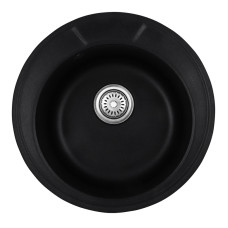 Мийка кухонна гранітна HAIBA HB8301-G226 BLACK 490x180 (HB0971)
