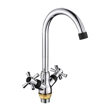 Кухонний змішувач сталевий ZERIX Z4954-6 