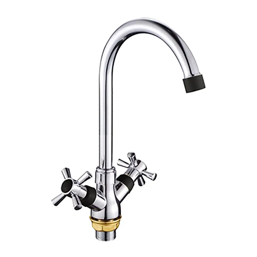 Кухонний змішувач сталевий ZERIX Z4954-6 