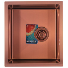Кухонная мойка MIXXUS MX4843-220x1.0-PVD-BRONZE (MX0558) бронзовая