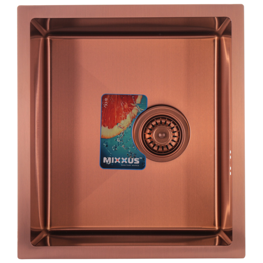 Кухонна мийка MIXXUS MX4843-220x1.0-PVD-BRONZE (MX0558) бронзова