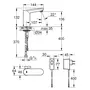 Смеситель для раковины с сенсорным управлением Grohe Eurosmart CE (36325001)