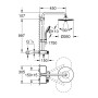 Душевая система с термостатом для душа Grohe Euphoria SmartControl System (26509000)