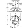 Встраиваемая часть напольного смесителя Grohe (45984001)