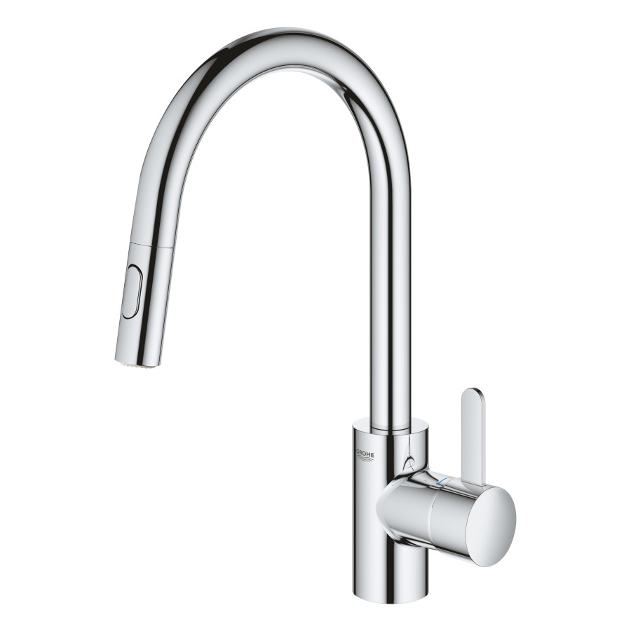 Смеситель для кухни с выдвижным изливом Grohe Eurosmart Cosmopolitan (31481001)