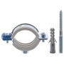 Хомут трубний оцинкований KOER KCB.10.G 1-1 / 4 "(38-43) сірий (KR2787)