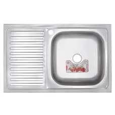 Мойка кухонная ZERIX Z8050R-04-160E (SATIN) (ZS0597)